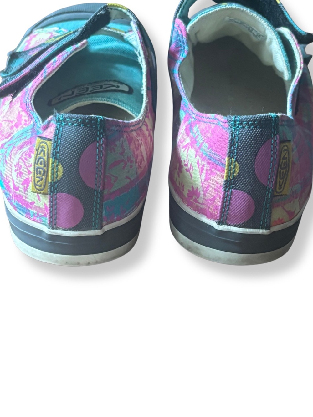 KEEN Sienna Mary Jane Shoes US 9 EU 39.5 Floral Canvas Comfort Walking - Picture 5 of 9